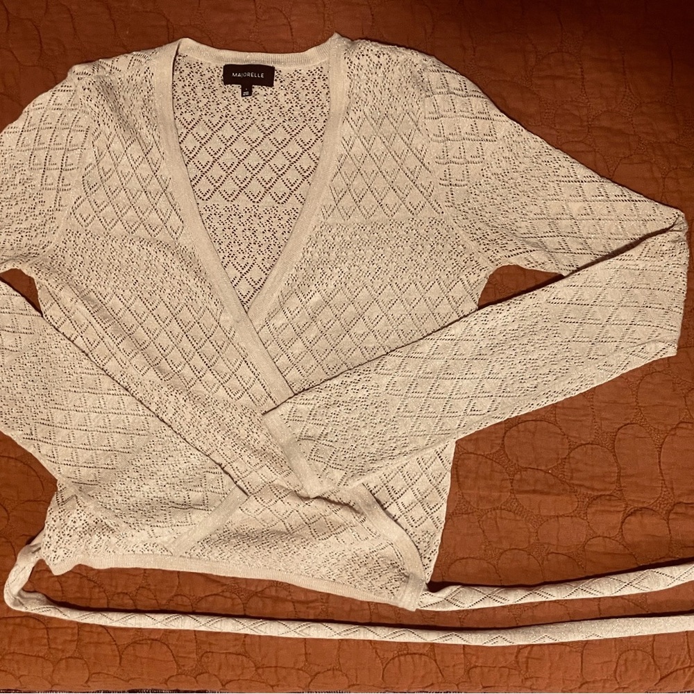 🌟 VINTAGE INSPIRED knit wrap sweater 🌟